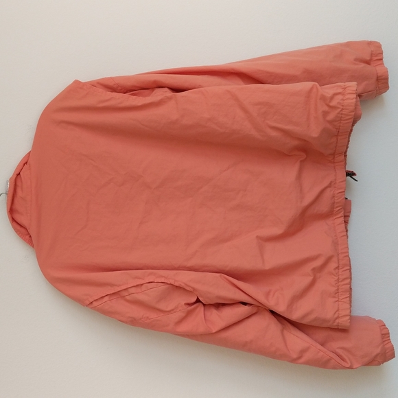 Vintage Geoffrey Beene Coral Windbreaker Sz L - Picture 7 of 11